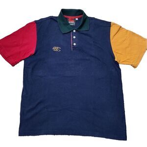 Canterbury of New Zealand Polo Mens Small (S) Made In Australia Shirt Colorblock